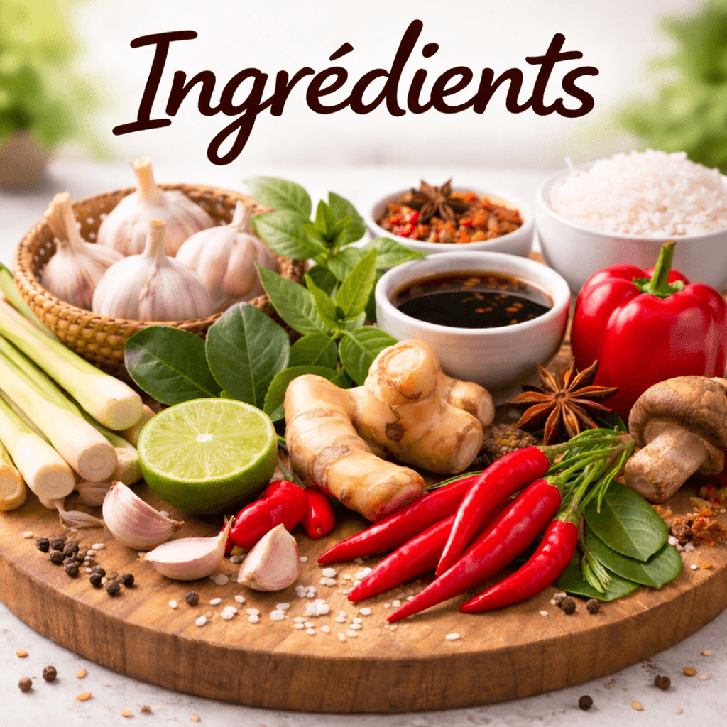 Tuile 🧄 Ingrédients